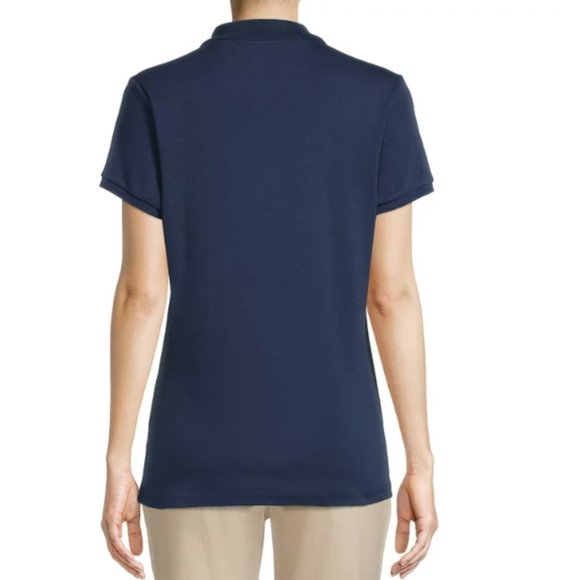 Wonder Nation Juniors School Uniform Polo Shirt with Short Sleeves - Picture 3 of 5